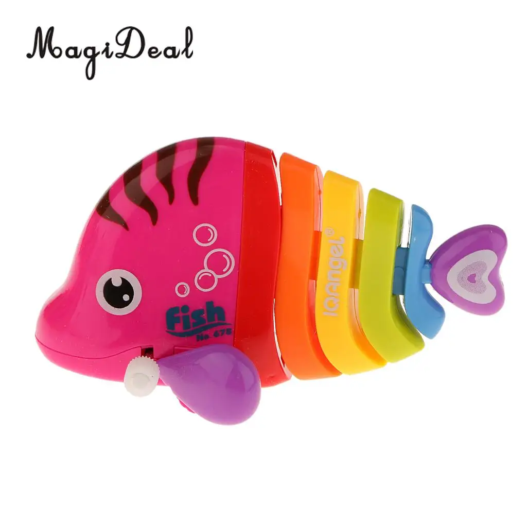 

1Pc Mini Coloful Swing Fish Wind Up Animal Toy for Kids Children Baby Play Birthday Festival Christmas Gift