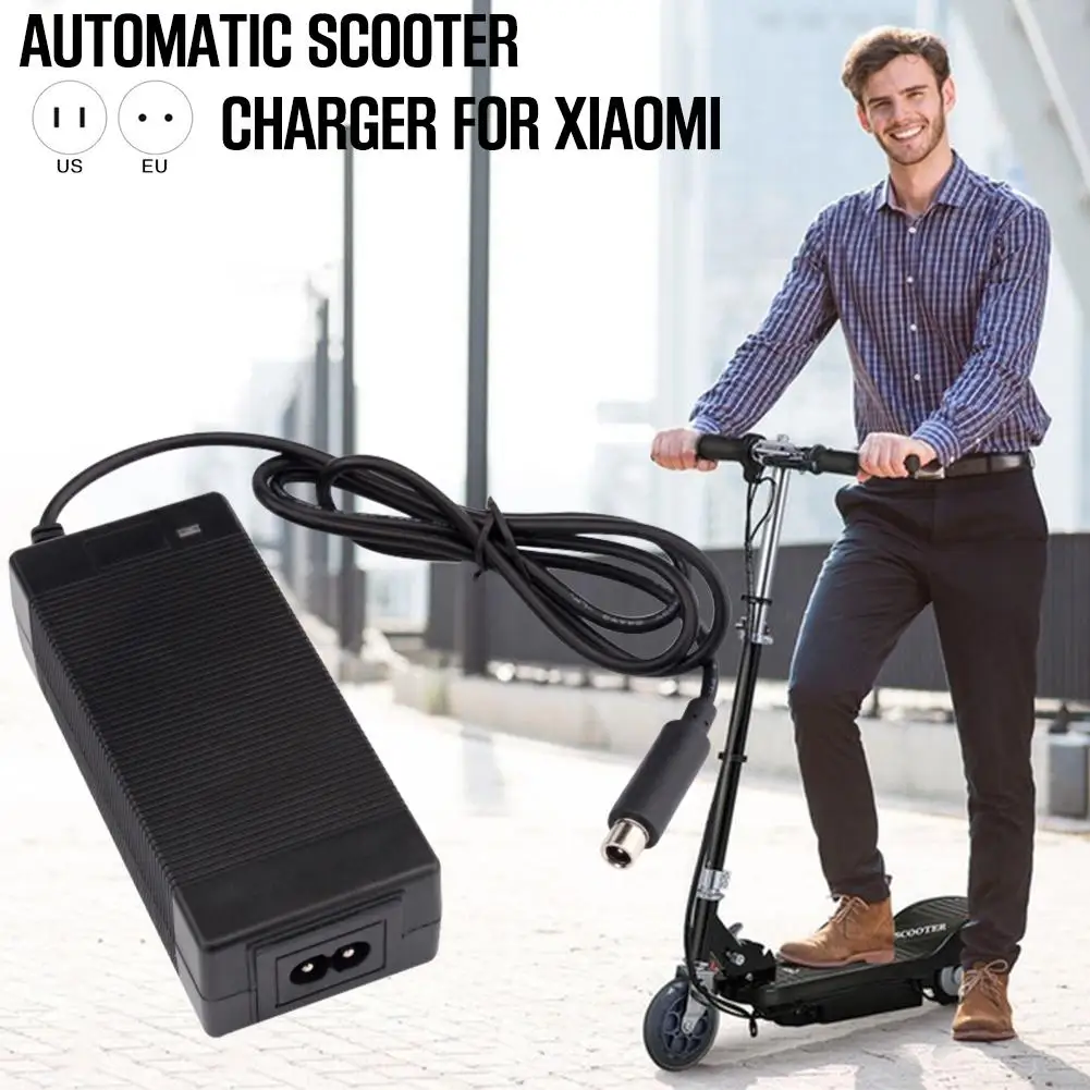 

New Convenient And Fast Safety Electric Scooter Charger For Hover Board 42V 2A Charging Adapter For Xiaomi M365 Portable