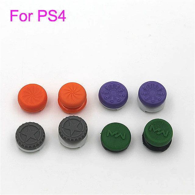 

5 Sets Thumb Stick Extenders Caps for PS4 Controller Analog Extended ThumbStick Cover Grips with Retail Box