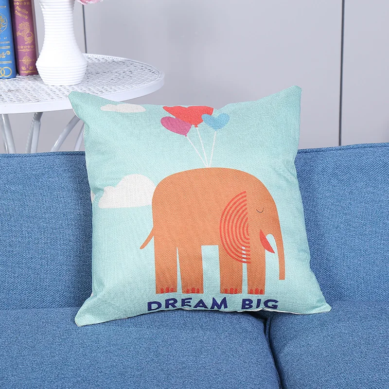 2017 الفيل المخدة غطاء الوسادة كيس وسادة ل كنبة مكتب المنزل الديكور 2017 الفيل المخدة غطاء الوسادة كيس وسادة ل كنبة مكتب المنزل الديكور