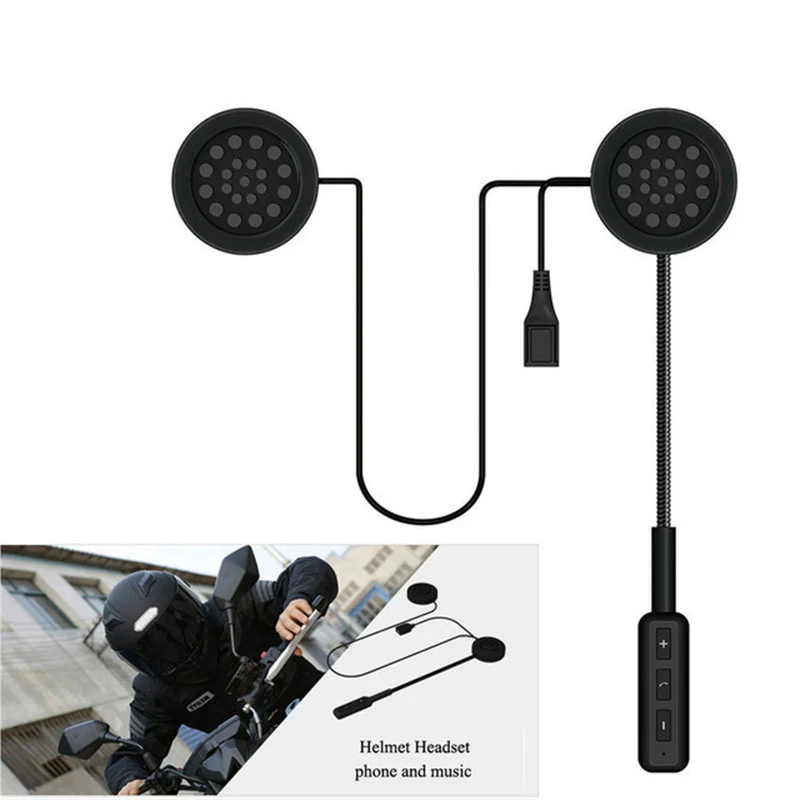 

4.1 Motor Wireless Bluetooth Headset Motorcycle Helmet Earphone With Mic Speaker Handsfree Music Headphone For Smartphone