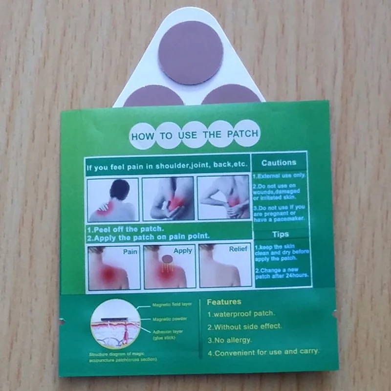 

2017 Magic Magnet Plaster for Pain Relief hypoallergenic biomagnetic plaster patch for pain relief