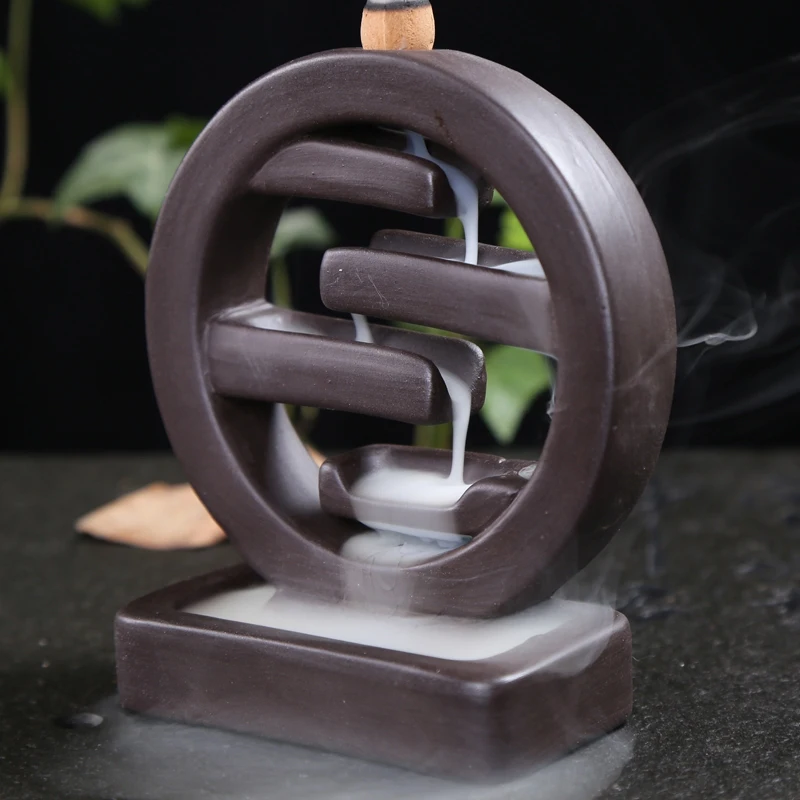 

Incense Ceramic Backflow Incense Burner Creative Home Decor Incense Holder Censer Living Room Office Ornament