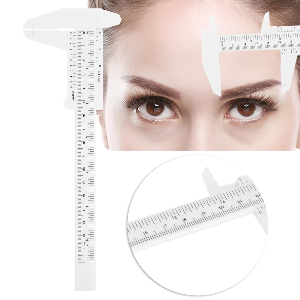 

8 Types Tattoo Eyebrow Ruler Eyebrow Measure Balance Extension Ruler Shape Stencil Eyebrow Guide Ruler Permanent Makeup Tool
