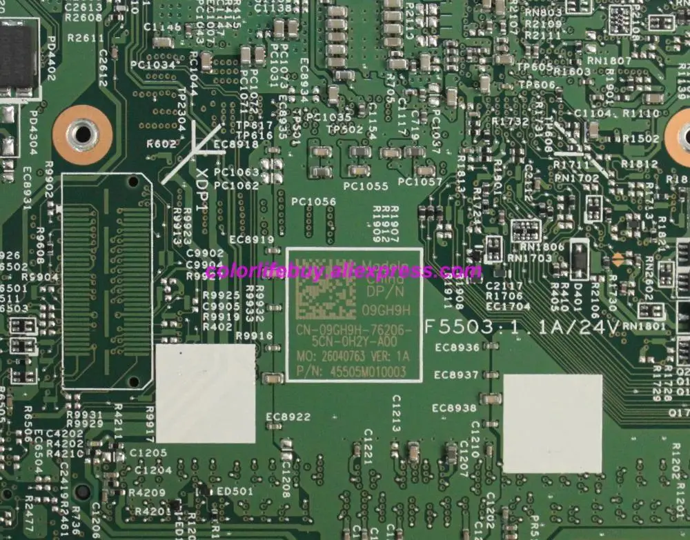 حقيقية 9GH9H 09GH9H CN-09GH9H 14275-1 برنامج العمل والميزانية: TFFRC REV: a00 w I5-6200U اللوحة لابتوب ديل انسبايرون 13 7349 الكمبيوتر الدفتري