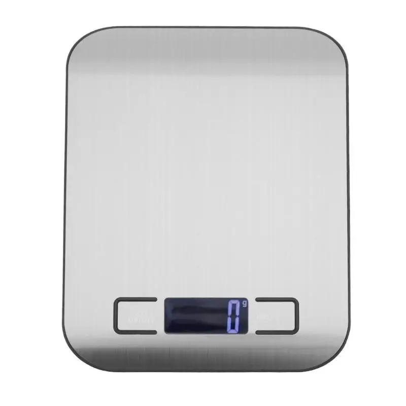 

5kg/1g Electronic LCD Digital Kitchen Scale Stainless Steel Weighing Scale LCD High Precision Measuring Tools Kitchen Gadget