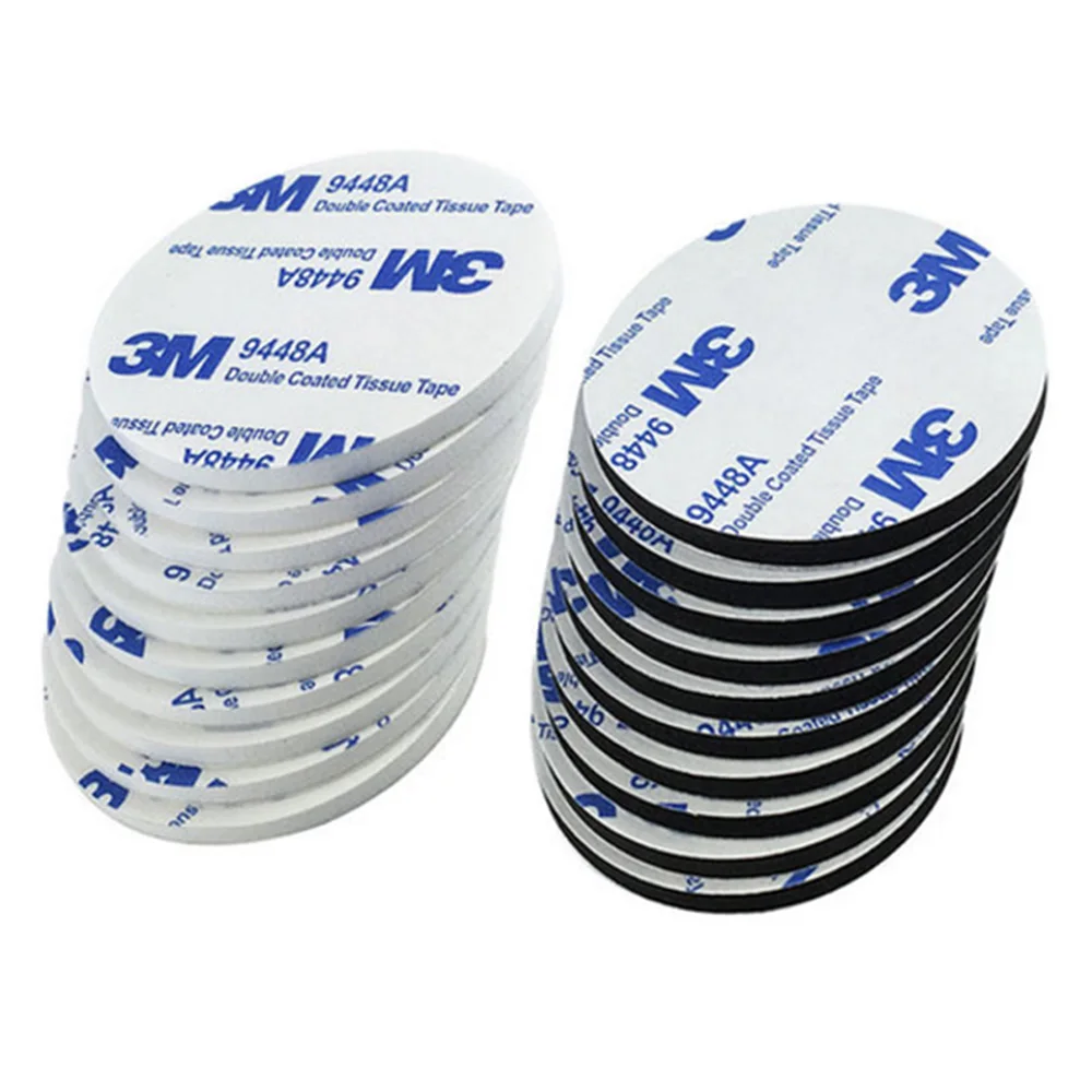 

10Pcs 3M Strong Double Sided Adhesive Acrylic Car Emblem Sticker Roof Rack For Vehicles Foam The Round Two Sides Mounting Sticky