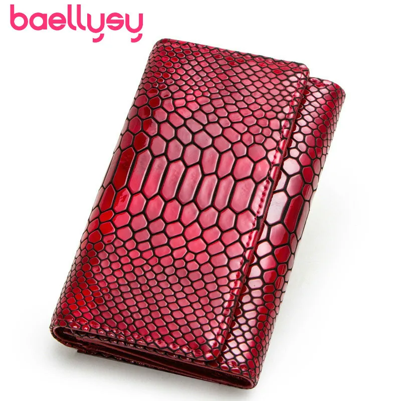 

Crocodile Pattern Women Wallet Genuine Leather Wallet Long Clutch Bags Coin Purse Zipper High-capacity Money Pocket Card Holder