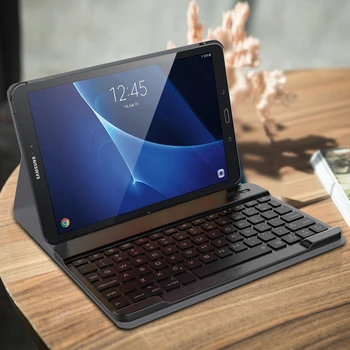 

Keyboard Case For Samsung Galaxy Tab A 10.1'' 2016 T580 T585 Detachable Tablet USA Bluetooth Keyboard Flip Stand Leather Case