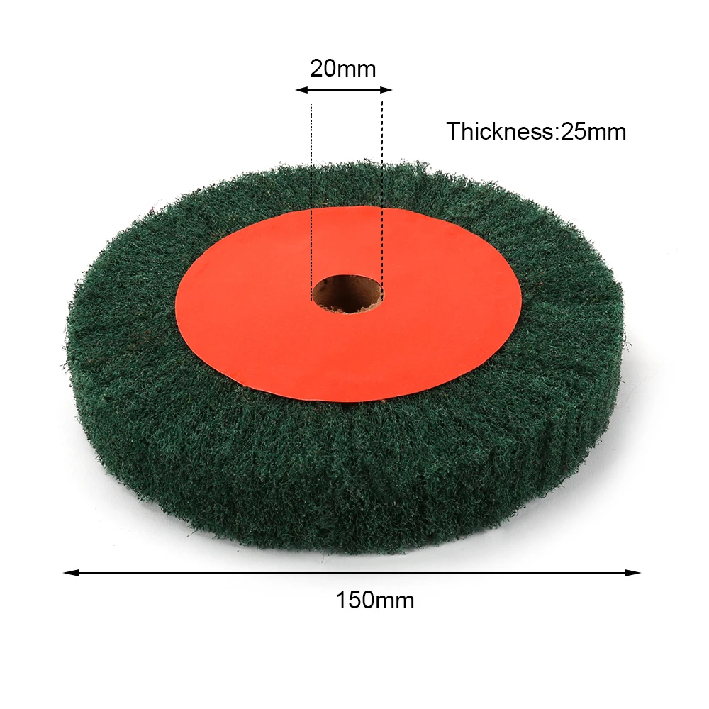Нетканый полировальный диск абразивный диск лоскут СС полировочное колесо диск 180 грит 1 шт. 100/125/150/200/250/300 мм "-12"