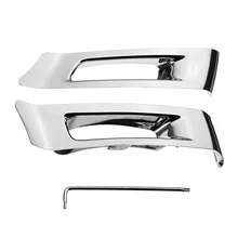 1 пара автомобильный Стайлинг ABS хром Автомобильный руль украшения части для Citroen C-Quatre