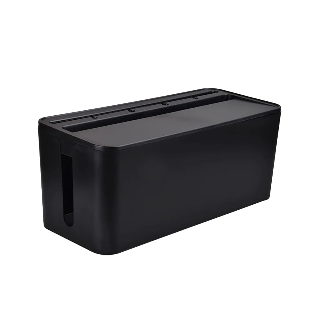 

1 pc Wire Storage Box Plastic Anti-dust Protection Case Household Supplies for Organizing Socket Cables Charger