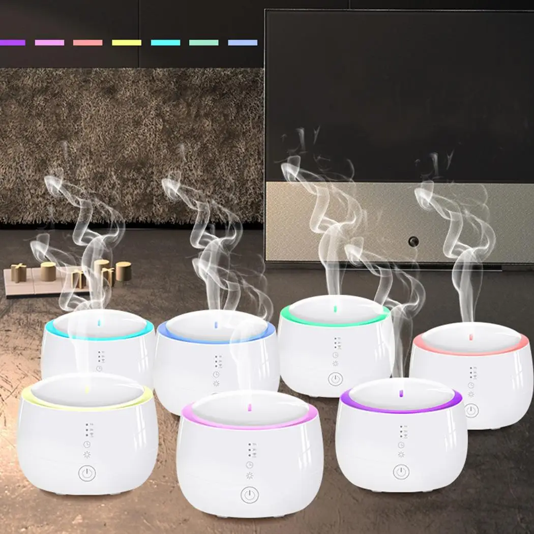 

Ultrasonic Nebulizer Smart Aroma Humidifier Air Appliances Home, Office Diffuser With Colorful LED Light 300ml