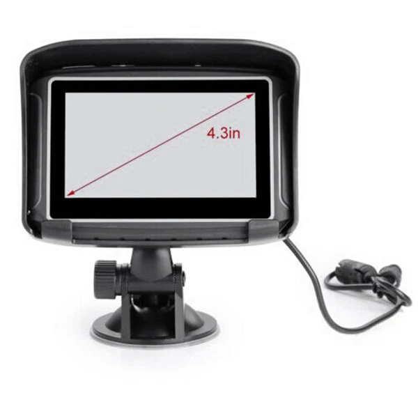 Ipx7 водонепроницаемый мотоцикл Gps 4 3 дюйма Навигация мотоцикл|GPS для мотоцикла| |