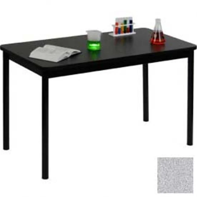 Correll LT2448-15 High Pressure Lab Table 24 x 48 36 in. - Gray Granite |