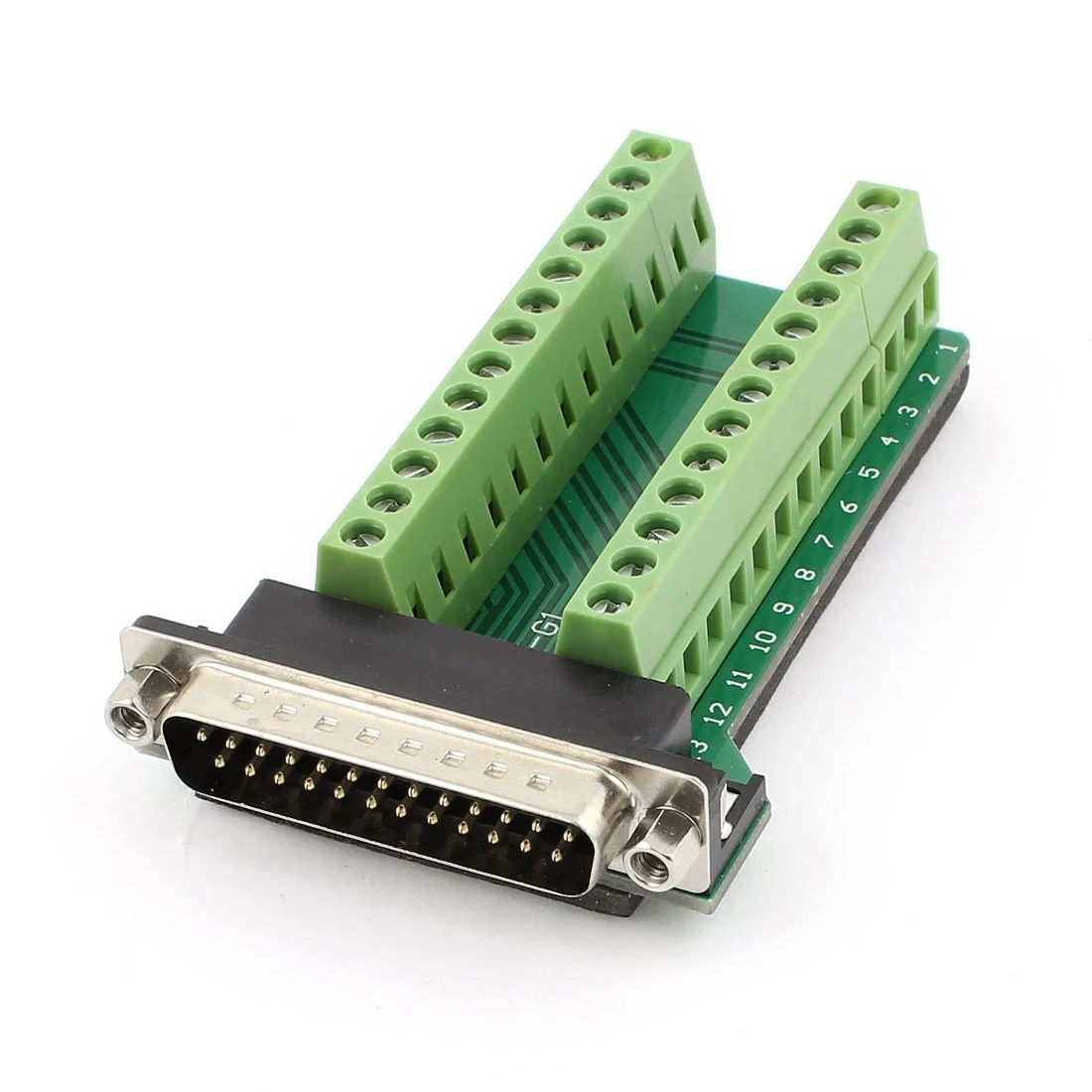 

DB25 D-SUB Male Adapter RS232 to Terminal Signal Module Breakout Board-Hot