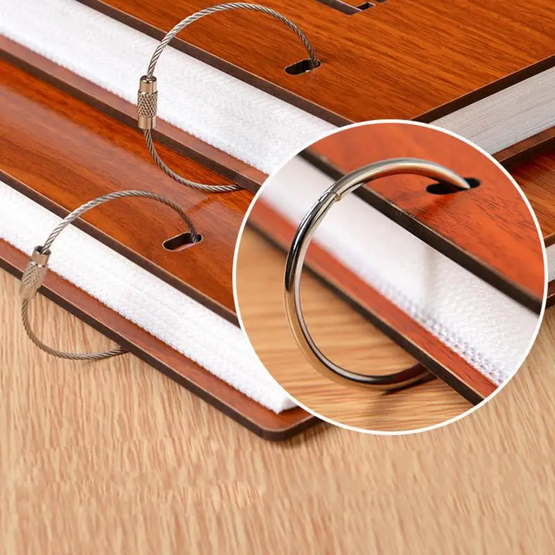 Baby Family Recording Album Wooden Baby Growing Up Recording Book Children's Commemorative Album Mommy And Baby Supply