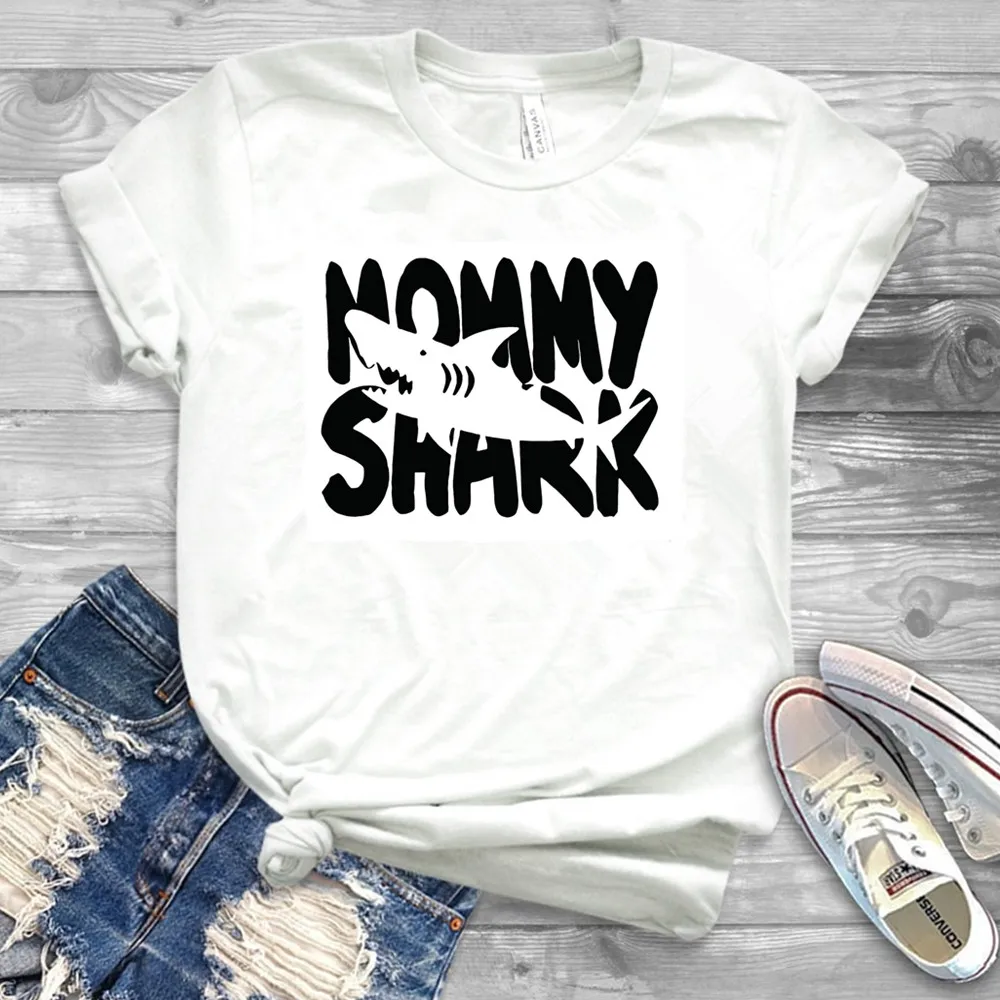 

Mama Shark Shirt Funny Mother Tees New Mom Shirt Pregnancy Announcement Shirt Cool Mom Shirts Mom Life Shirt