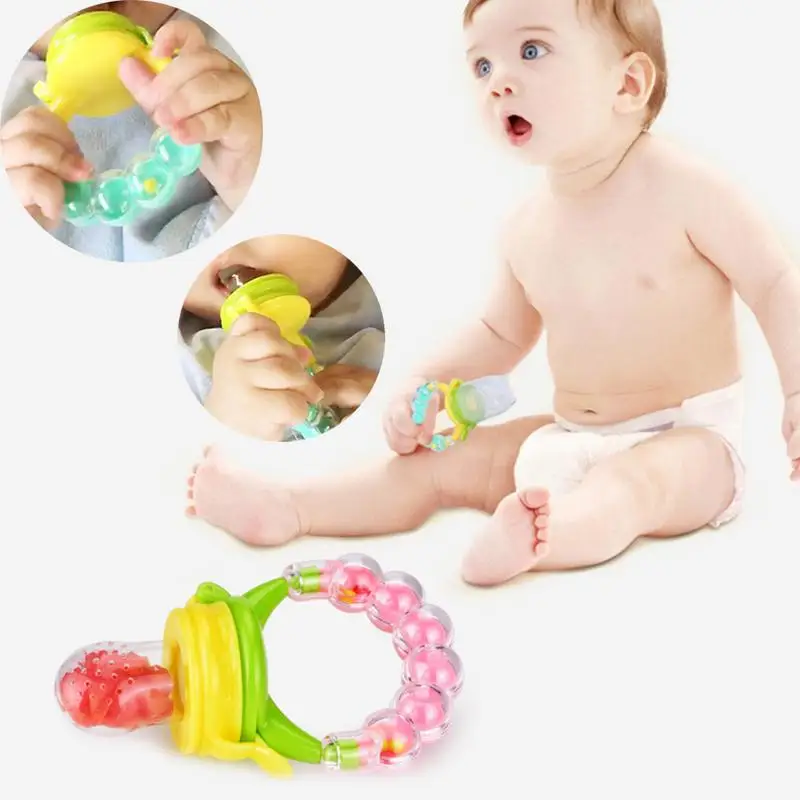 Baby Biting Toy Fresh Food Nibbler Baby Pacifiers Feeder Kids Fruit Feeder Nipples Feeding Safe Baby Supplies Nipple Teat