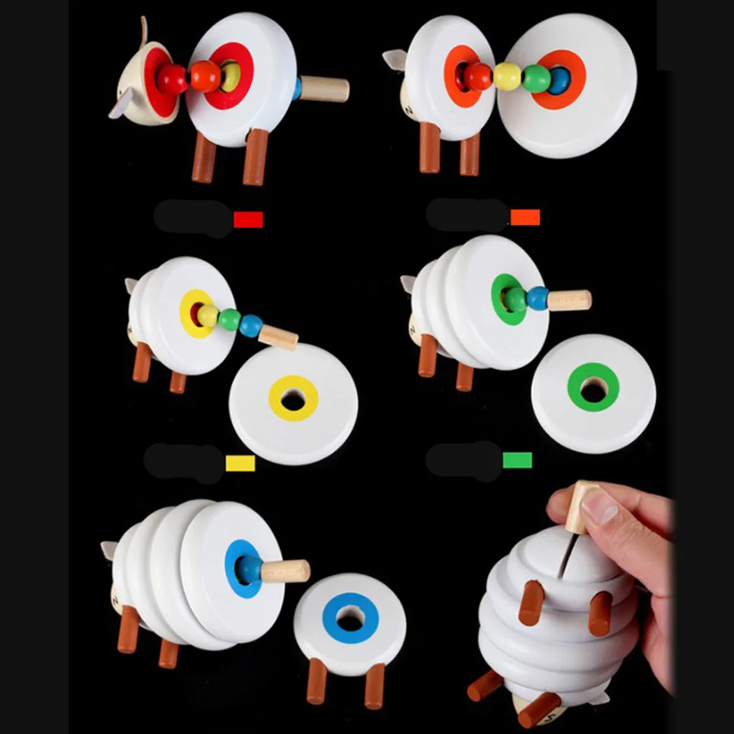  Kids Puzzle Toy Funny Lacing Sheep Educational Building Toy Early Teaching Toy - 32990786495