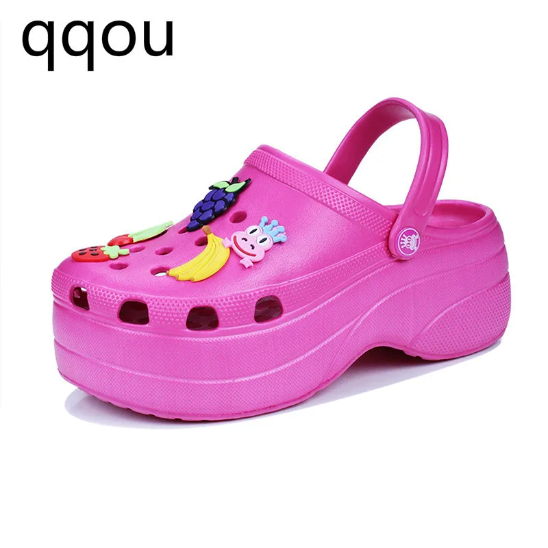 

Candy Colors Women Sandals Clogs Mules Eva Summer Flip Flops Beach Garden Shoes Fashion Slippers Outdoor Chinelo Feminino