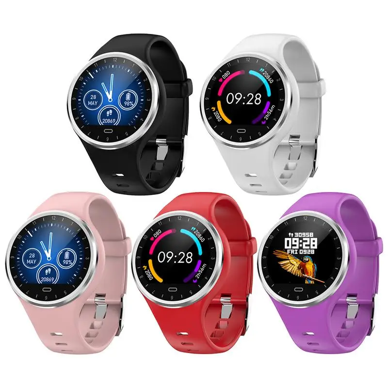 

M8 1.22 Inch Fitness Tracker Smart Bluetooth Bracelet Round Screen Step Heart Rate Blood Pressure Measurement IP67 Waterproof