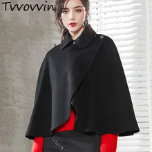 Новая мода отложной воротник Нерегулярные шерстяные часы пальто женская рубашка с длинным рукавом женские толстовки Vestido L344