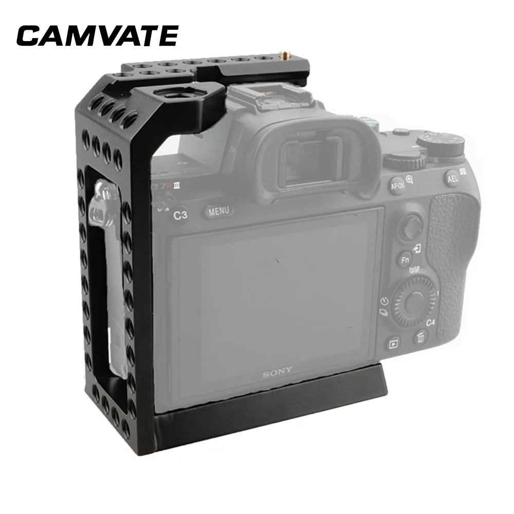 CAMVATE C frame Cage ARRI крепление отверстие для A7 серии A7M3 A7RM3 a7III a7RIII ER147|Аксессуары