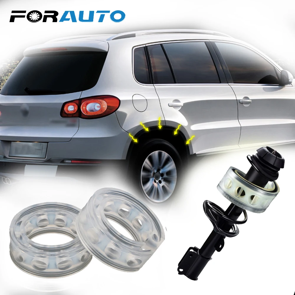 

FORAUTO 2 Pieces Car Shock Absorber Springs Bumpers Cushion Auto Buffers Spring Bumper Power Auto-buffers Car-styling