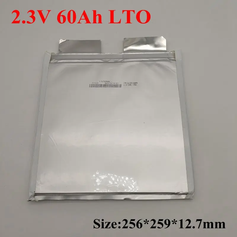 6 шт аккумулятор лто 2,4 V 60AH LTO Batery 2,3 v 60Ah для DIY 48V грузоподъемник тележки для гольфа Солнечная энергия хранения караван панели солнечные Ebike