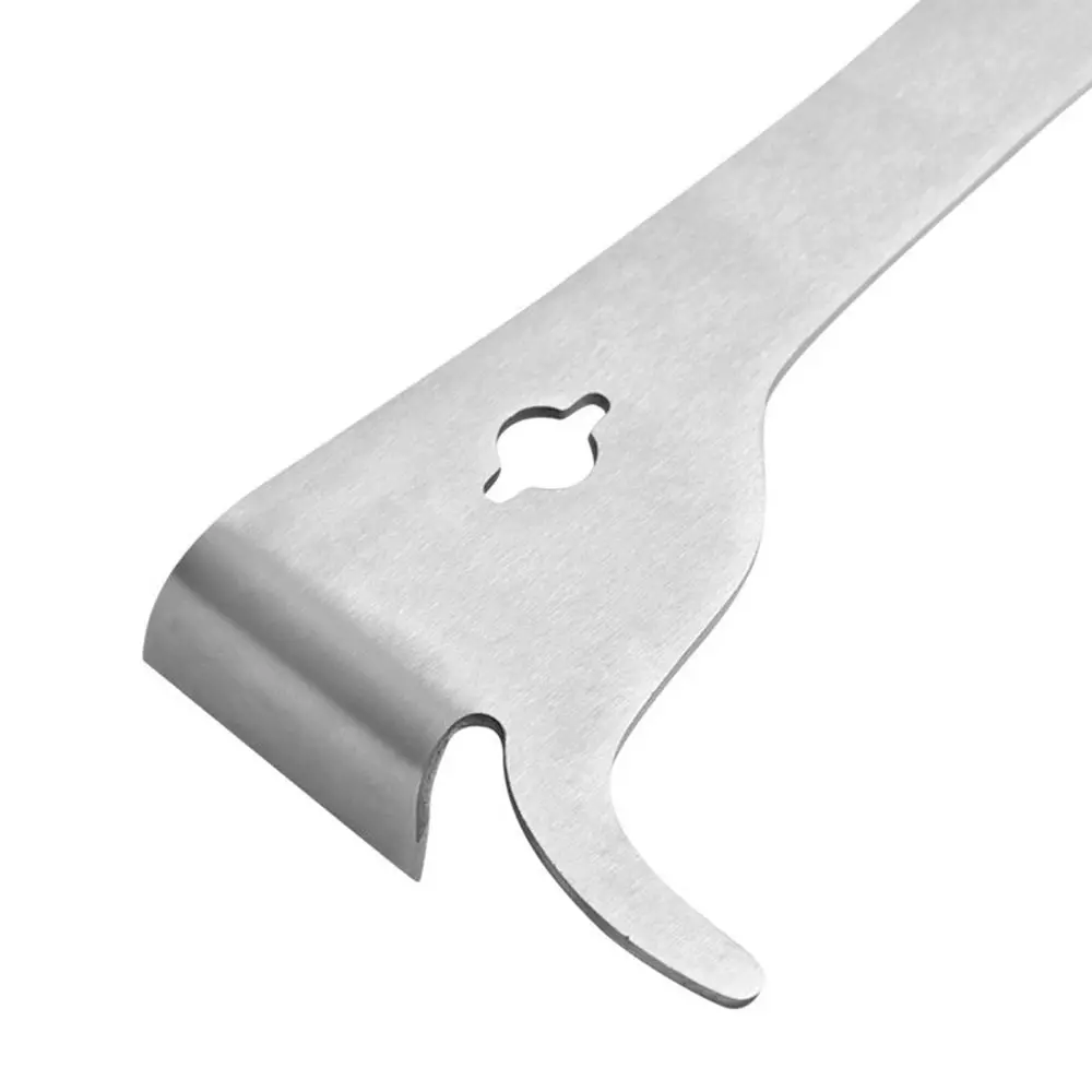 Stainless Steel Bee Hive Honey Claw Scraper Spatula Holder Beekeeping Pry