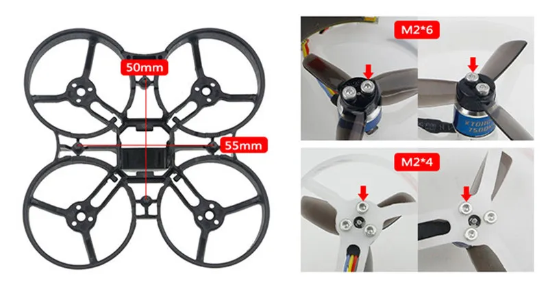 Набор для дрона KingKong Tiny GT7 GT8 FPV камера XT0803 XT0804 бесщеточный двигатель 10 А летающая