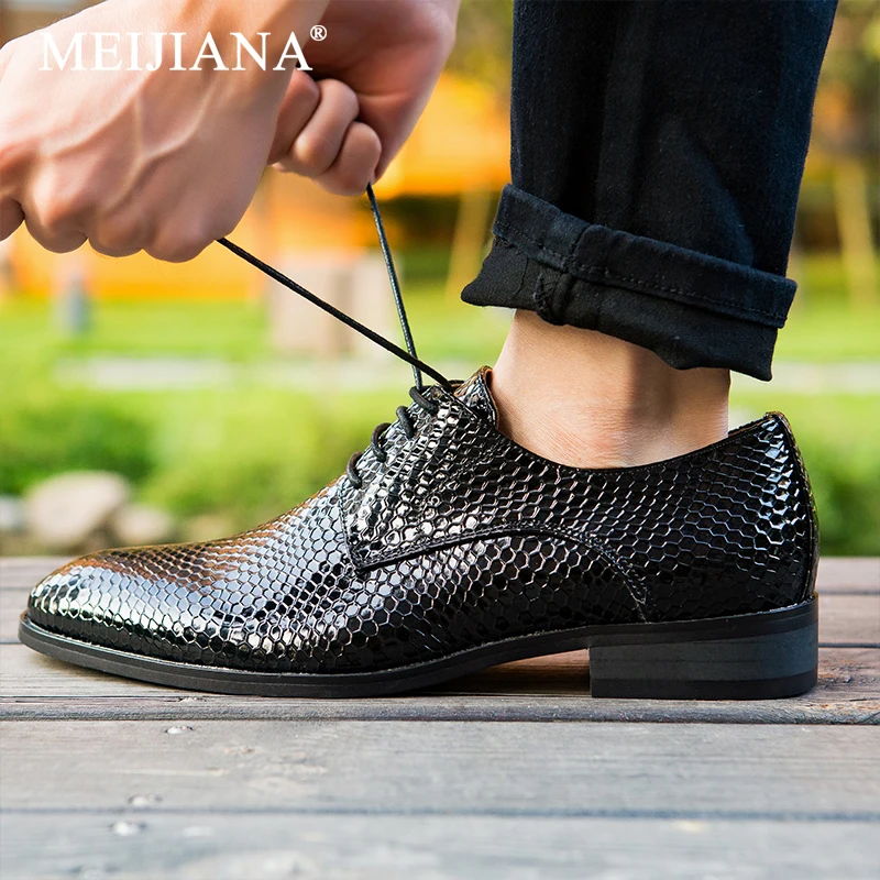 2019 Diseñador Clásico De Negocio Nuevos Cómodo Moda Moderno Zapatos Negro Oficial Los Hombres YxXBwW