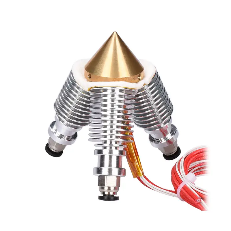 Diamond Extruder Reprap Hotend 3D V6 Heatsink 3 In 1 Out Multi Nozzle Printer Kit For 1.75/0.4Mm | Компьютеры и офис