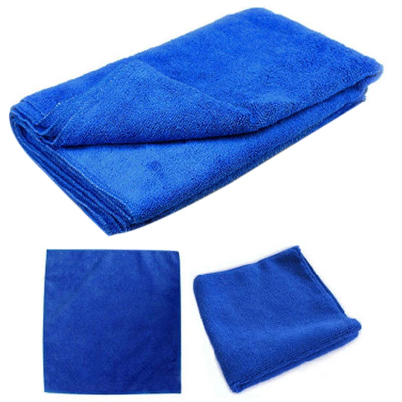 20 шт. впитывающее полотенце из микрофибры для дома и кухни, моющее полотенце синего цвета