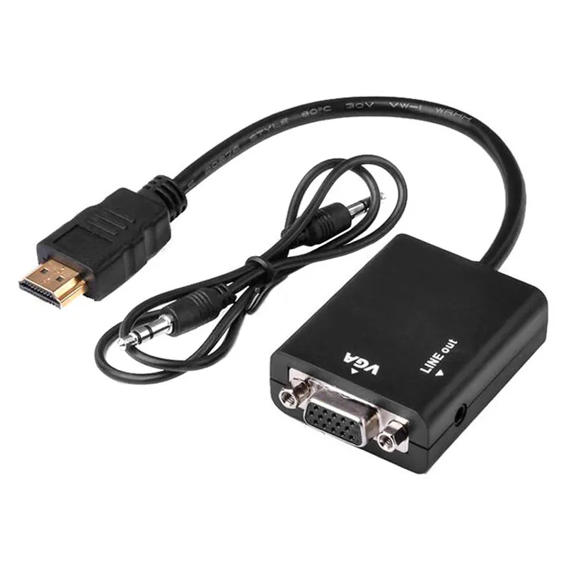 Адаптер OcioDual с HDMI разъемом цифровой аналоговый аудио разъем 3 5 мм|Кабели VGA| |