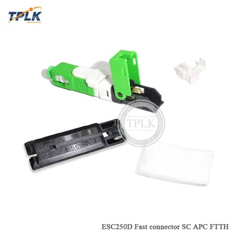 

Best price original new 50pcs/lot ESC250D SC APC fast connector for FTTH SC APC fast connector high quality