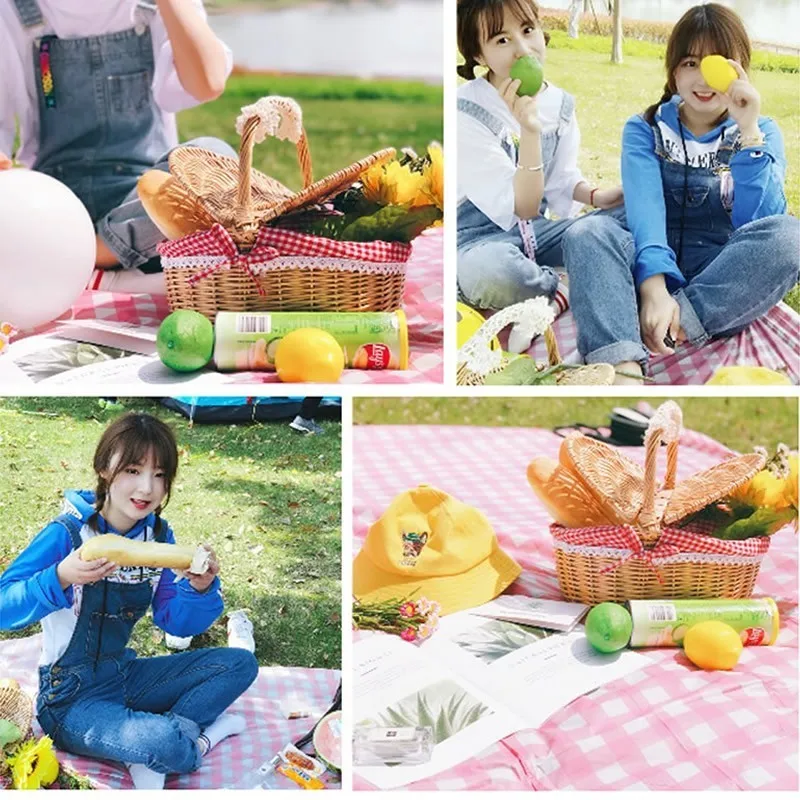 

Hot Sale Picnic Cloth Outing Camping Picnic Pad Beach Mat Plastic Table Cloth Waterproof Oil Stain Multipurpose Tapete farmhouse