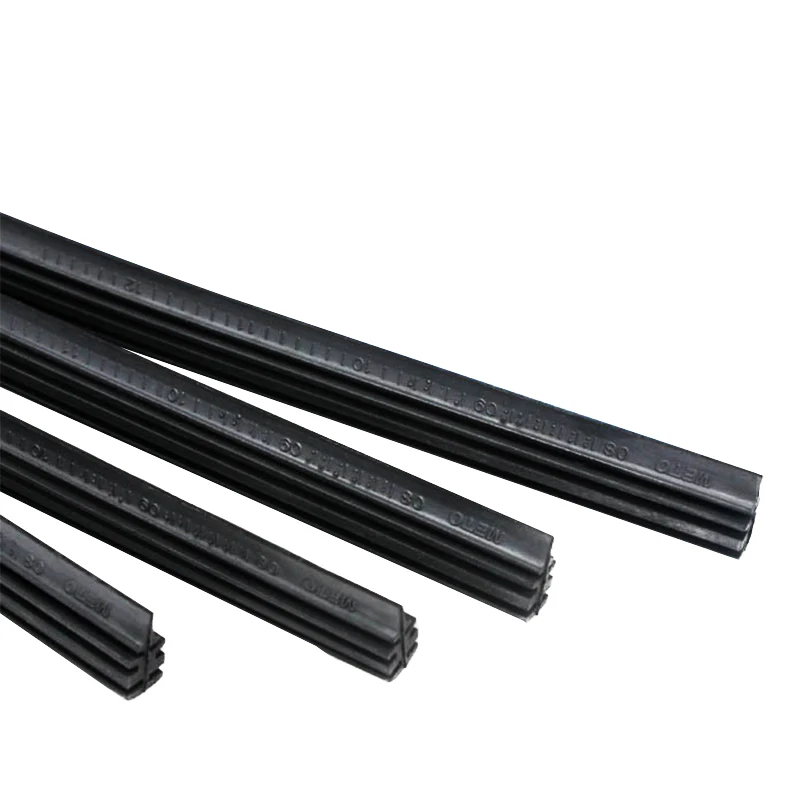 

2Pcs/lot Universal AAA-Grade Auto Vehicle Insert Soft Rubber Strip Refill For Frameless Wiper Blades 6mm 26" 24" Car Accessories