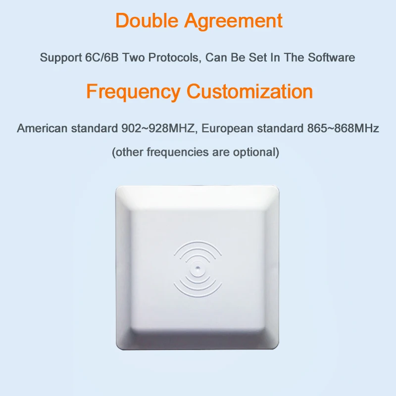 Карта UHF RFID считыватель 6 м Дальний диапазон с 8dbi антенной для RS232RS485Wiegand SDK