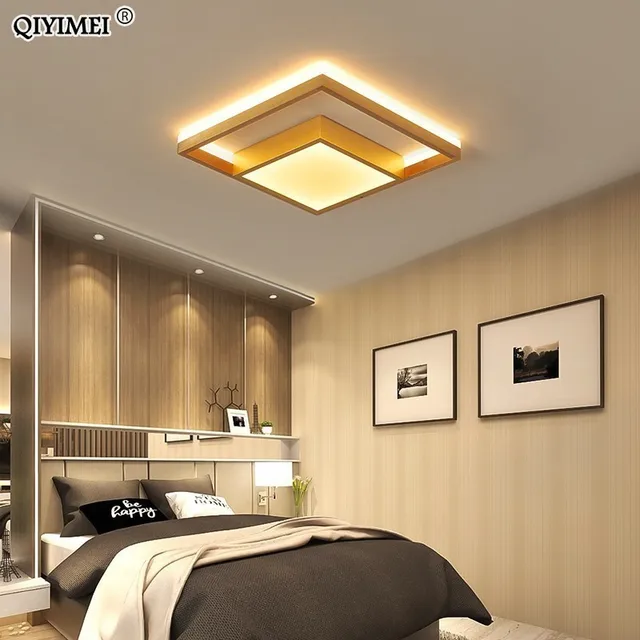 Cheap Square Led Ceiling Lights Living Room Bedroom Remote Control Lamparas De Techo Moderna gold coffee frame Home Fixtures Cheap Square Led Ceiling Lights Living Room Bedroom Remote Control Lamparas De Techo Moderna gold coffee frame Home Fixtures