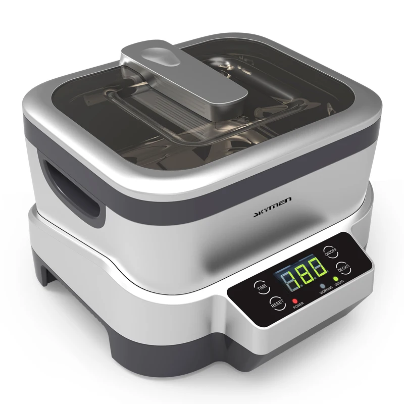 SKYMEN Digital Ultrasonic Cleaner 1.2L 110-240V Ultrasound Bath Cleaning Machine Sterilizer Cleaner Sterilizing Disinfection SKYMEN Digital Ultrasonic Cleaner 1.2L 110-240V Ultrasound Bath Cleaning Machine Sterilizer Cleaner Sterilizing Disinfection