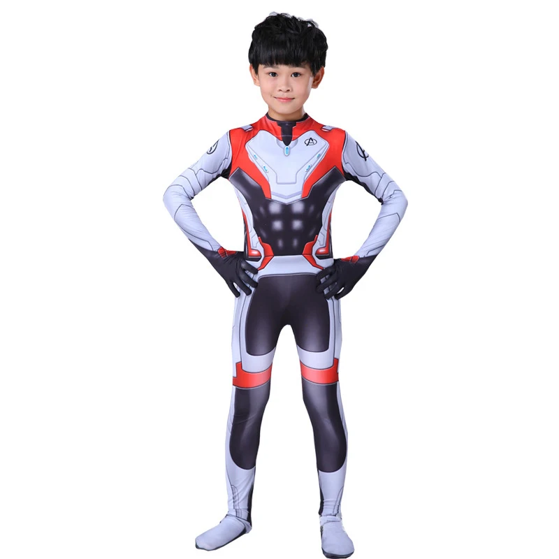 Kids Avengers Endgame Quantum Realm Cosplay Costume Bodysuit Superhero Costume Children Halloween Costume For Kids Jumpsuit Suit
