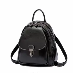 Рюкзак Дорожная сумка из натуральной кожи для девочек, маленький школьный рюкзачок, модный дизайн, женский рюкзак высокого качества