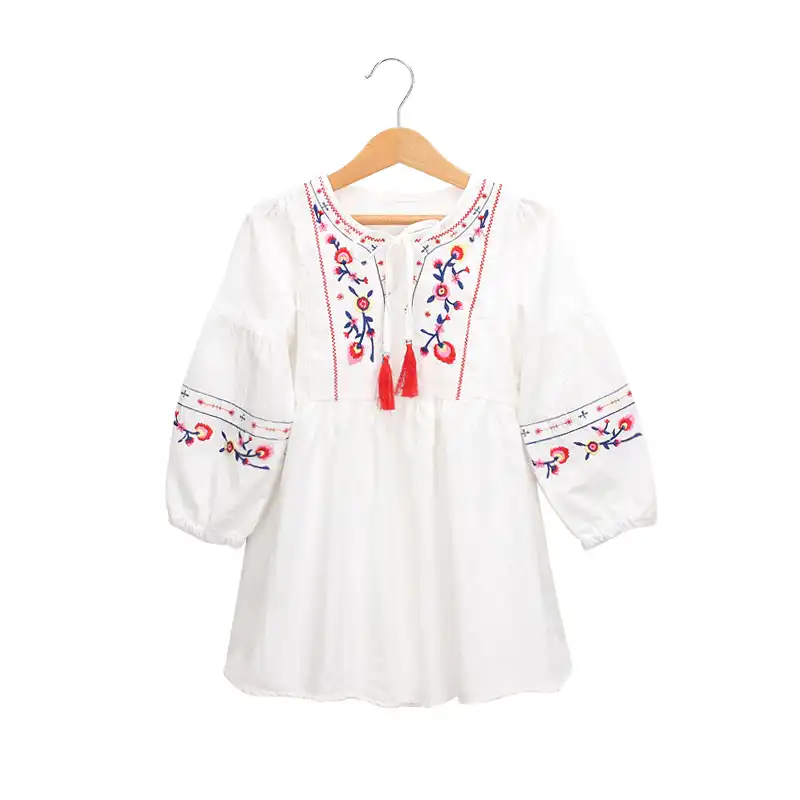 long embroidered frocks