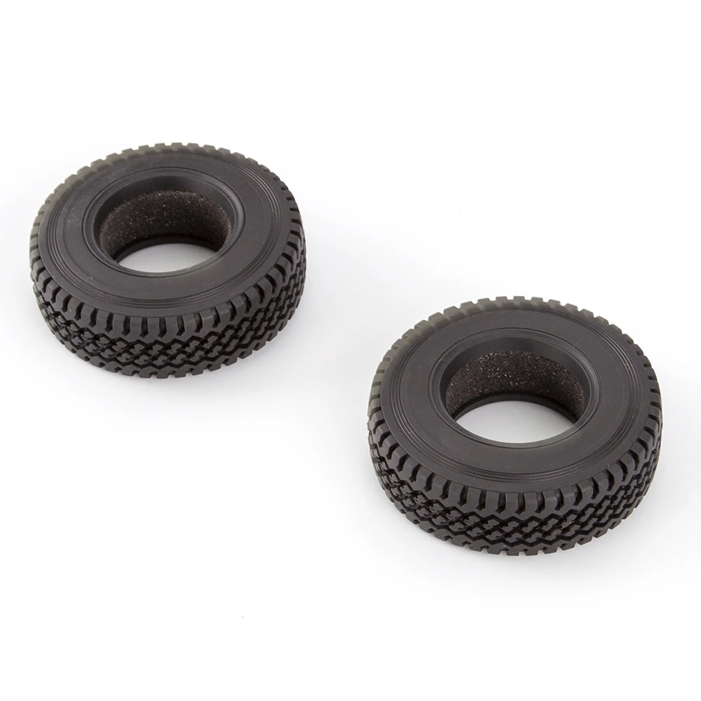 

2PCS RC Car 3.35 inch Rubber Tyre for 1.68 Inch Wheel 1:10 Axial SCX10 RC4WD D90 Traxxas TRX-4 RC Rock Crawlers