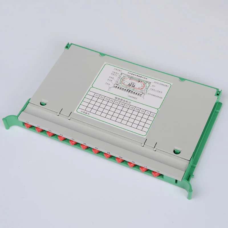 3 шт. оптоволоконный лоток для сращивания FC 12 Core FTTH Fusion APC CATV ODF распределительный
