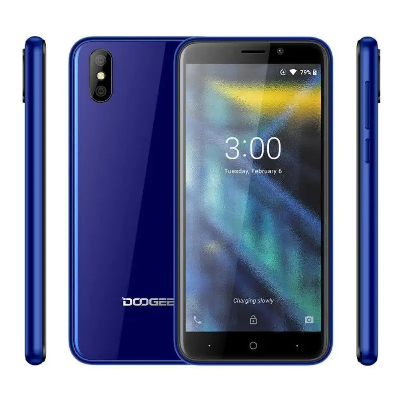 Doogee X50 Android 8,1 смартфон Mtk6580m четырехъядерный 1 ГБ ОЗУ 8 Гб ПЗУ две камеры 5,0 дюйма 2000 мАч две sim-карты Wcdma мобильный телефон