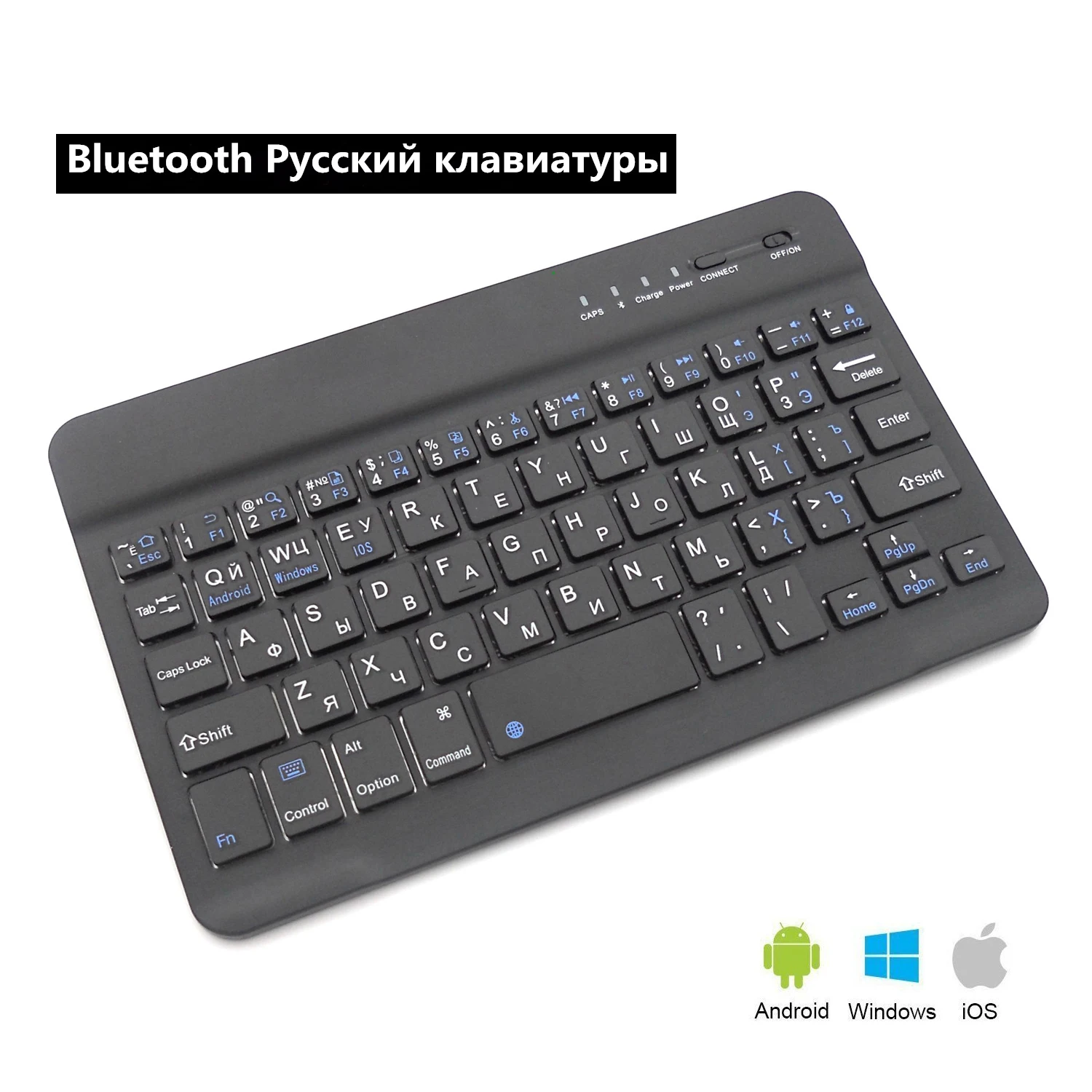 

Russian/English Layout Mini Wireless Bluetooth Keyboard Portable Keyboards for IRBIS Digma Plane Tablet PC 7 inch Black