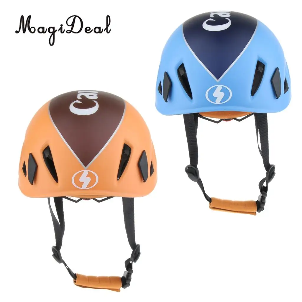 

MagiDeal Rock Climbing Caving Rescue Safety Helmet Head Protector Cap Outdoors Sports Cycling Snowboard Skating